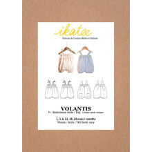 Ikatee Sewing Pattern Baby Volantis Romper Baby 1 Month - 2 Years Jumpsuits