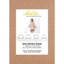 Ikatee Sewing Pattern Kids Helsinki Dress Kids 3 Years - 12 Years Dresses