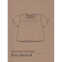 Two Stitches Sewing Pattern Edie Blouse & Shirtdress Baby, Kids Tops, Dresses