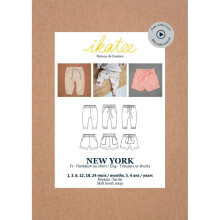 Ikatee Sewing Pattern Baby New York Trousers & Shorts Baby, Kids