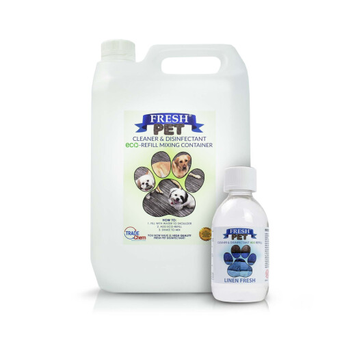 (Linen Fresh) Fresh Pet Disinfectant 5L Eco Refill Kit