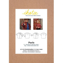 Ikatee Sewing Pattern Baby Paris Shirt Baby, Kids 6 months - 4 years Shirts