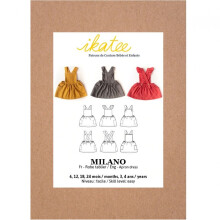 Ikatee Sewing Pattern Baby Milano Dress Baby, Kids 6 months - 4 years Dresses