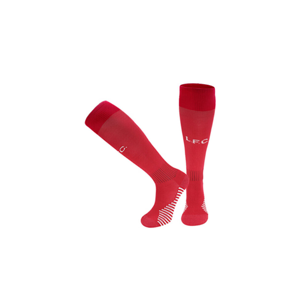 (Home Adults(EU37-45)) Kids & Adult Football Training Socks For 23-24 Liverpool Home & Away