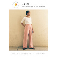 Made By Rae Sewing Pattern Rose Pants Women XXS-XXXL and Plus Sizes 1-5 Trousers