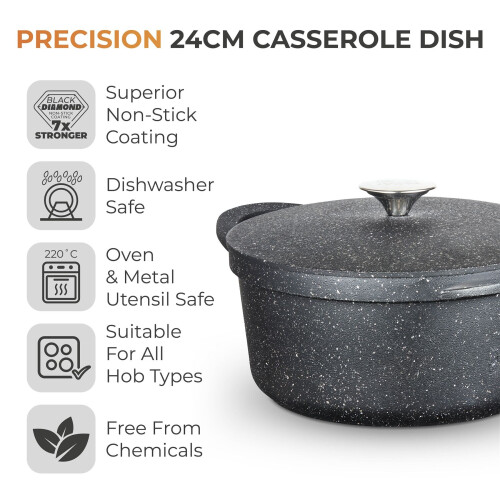 Tower TOWER T900193  - 24cm Casserole 2