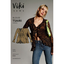 Vikisews Sewing Pattern Tsairi Blouse Women UK 4-22 Tops