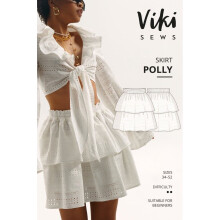 Vikisews Sewing Pattern Polly Skirt Women UK 4-22 Skirts