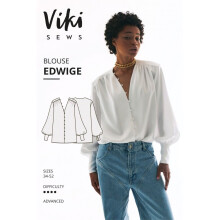 Vikisews Sewing Pattern Edwige Blouse Women UK 4-22 Tops