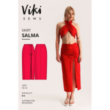 Vikisews Sewing Pattern Salma Skirt Women UK 4-22 Skirts
