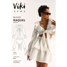 Vikisews Sewing Pattern Raquel Blouse Women UK 4-22 Tops