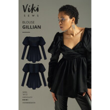 Vikisews Sewing Pattern Gillian Blouse Women UK 4-22 Tops