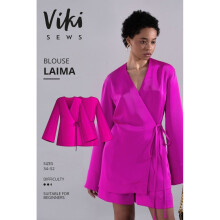 Vikisews Sewing Pattern Laima Blouse Women UK 4-22 Tops
