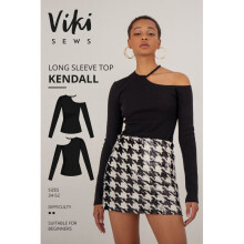Vikisews Sewing Pattern Kendall Top Women UK 4-22 Tops