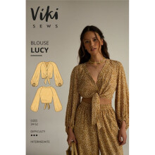 Vikisews Sewing Pattern Lucy Blouse Women UK 4-22 Tops