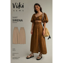 Vikisews Sewing Pattern Sirena Skirt Women UK 4-22 Skirts