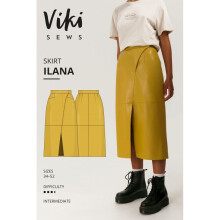 Vikisews Sewing Pattern Ilana Skirt Women UK 4-22 Skirts