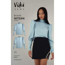 Vikisews Sewing Pattern Nitzan Blouse Women UK 4-22 Tops