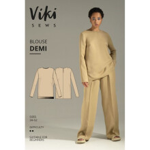 Vikisews Sewing Pattern Demi Blouse Women UK 4-22 Tops