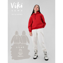 Vikisews Sewing Pattern Lilas Hoodie Women UK 4-22 Hoodies, Sweaters, Sportswear