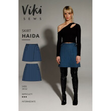 Vikisews Sewing Pattern Haida Skirt Women UK 4-22 Skirts