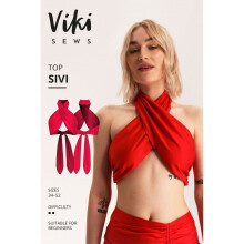 Vikisews Sewing Pattern Sivi Top Women UK 4-22 Tops