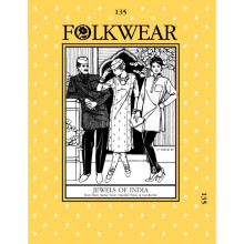 Folkwear Patterns Sewing Pattern Jewels of India Men, Women Small - X Large