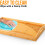 True Face Bamboo Wooden Lap Tray Bed Serving With Folding Legs 5