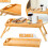 True Face Bamboo Wooden Lap Tray Bed Serving With Folding Legs 1