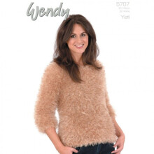 Wendy Yeti Knitting Pattern 5707 Women 32 inch - 44 inch Sweaters