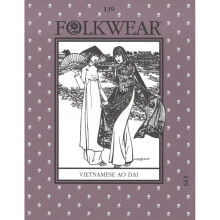 Folkwear Patterns Sewing Pattern Vietnamese Ao Dai Women X Small - X Large