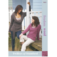 Twilleys of Stamford Freedom Knitting Pattern 9083 Women 32 inch - 42 inch