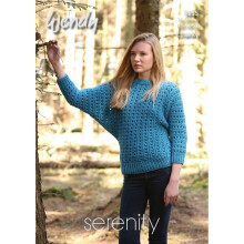 Wendy Serenity Knitting Pattern 5835 Women 30 inch - 40 inch Sweaters