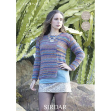 Sirdar Divine Knitting Pattern 7174 Women 32 - 54 Inches Sweaters