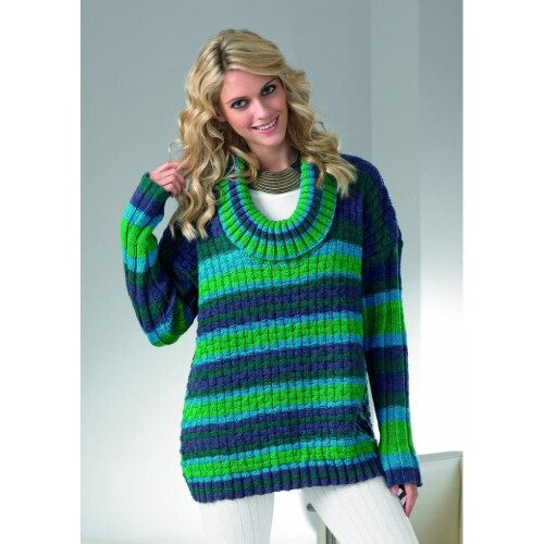 Stylecraft Vision Knitting Pattern 8593 Women 28 - 46 inch/71 - 117cm Sweaters