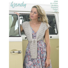 Wendy Supreme Knitting Pattern 5765 Women 32 inch - 46 inch Jackets