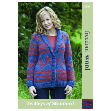 Twilleys of Stamford Freedom Knitting Pattern 9191 Women 32 inch - 42 inch