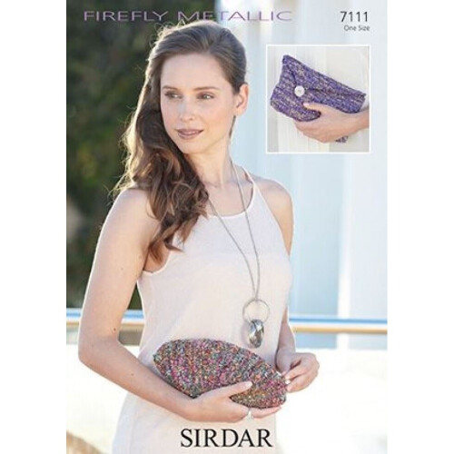 Sirdar Firefly Knitting Pattern 7111 Women One Size Bags
