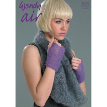 Wendy Air Knitting Pattern 5728 Women 33 inch - 43 inch