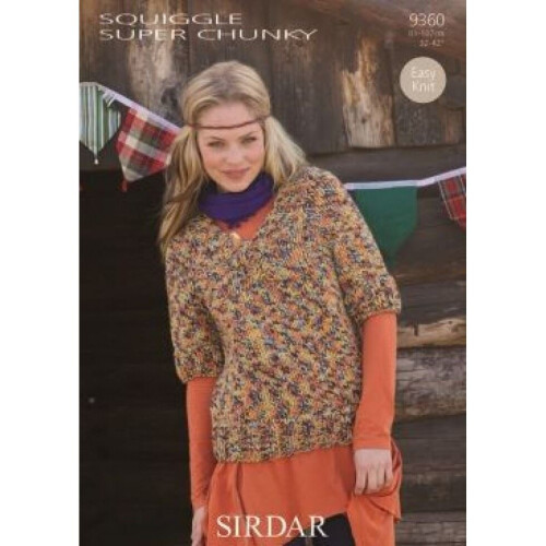 Sirdar Knitting Pattern 9360 Women 32 inch - 42 inch Sweaters