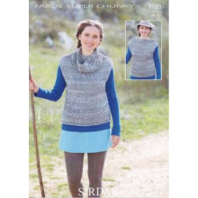 Sirdar Knitting Pattern 7103 Women 32 inch - 42 inch Tops