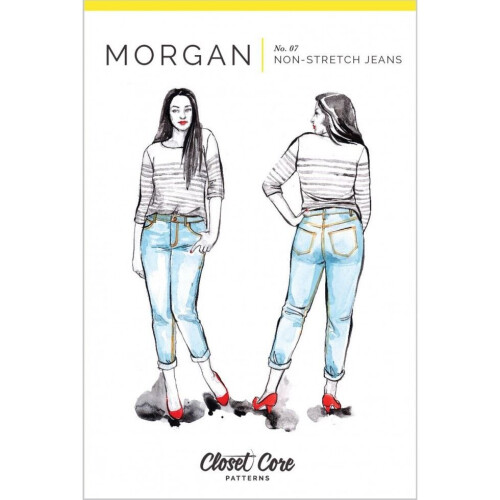 Closet Core Patterns Sewing Pattern Morgan Jeans Women 0-20 Trousers