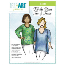 Fit For Art Sewing Pattern Tabula Rasa Knits Tee & Tunic Women XS-3XL