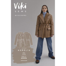 Vikisews Sewing Pattern Aurelia Jacket Women UK 4-16 Jackets