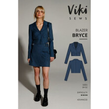 Vikisews Sewing Pattern Bryce Blazer Women UK 4-22 Jackets