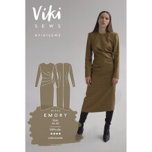 Vikisews Sewing Pattern Emory Dress Women UK 4-22 Dresses