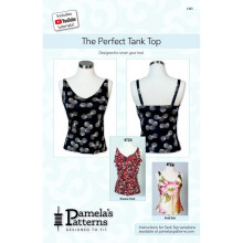 Pamelas Patterns Sewing Pattern The Perfect Tank Top Women XS-XL Tops