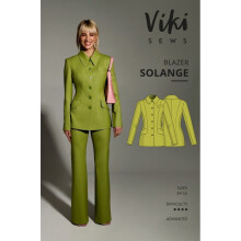 Vikisews Sewing Pattern Solange Blazer Women UK 4-22 Jackets
