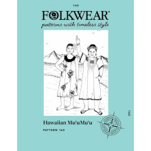 Folkwear Patterns Sewing Pattern Hawaiian Mu umu u Women XS-3XL Dresses