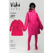 Vikisews Sewing Pattern Joy Parka Women XS-XL Coats